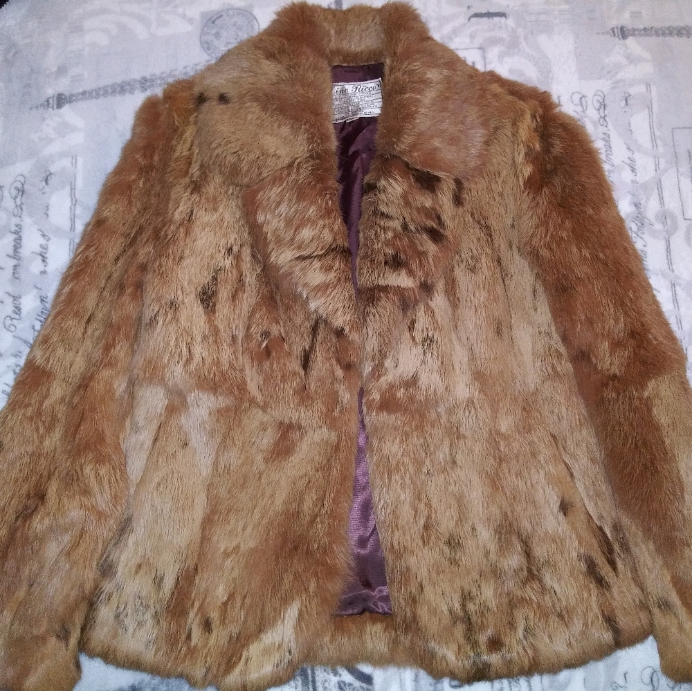 Dino Ricco Rabbit Fur Coat